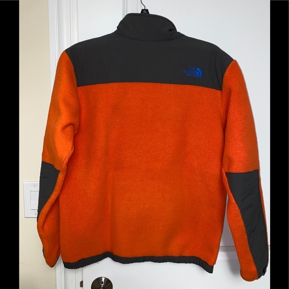 The North Face Denali Boys Jacket XL(18-20) Orange/Dark Gray - Picture 4 of 4